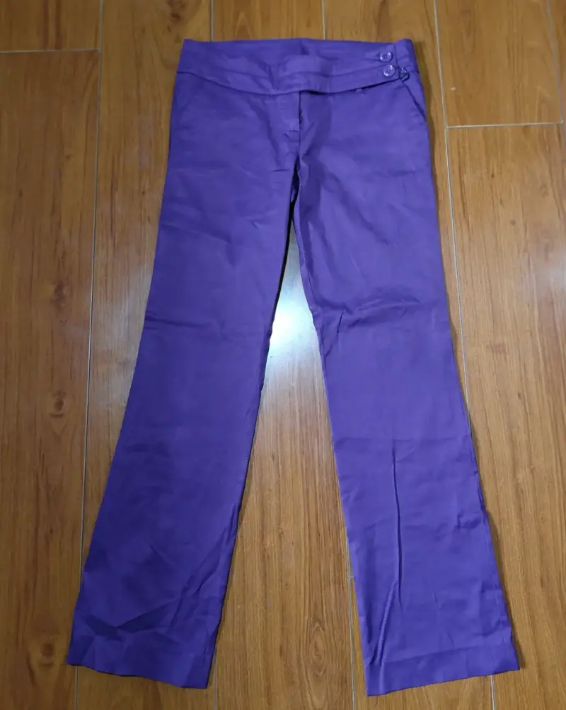 Pantalones morados casuales - 2