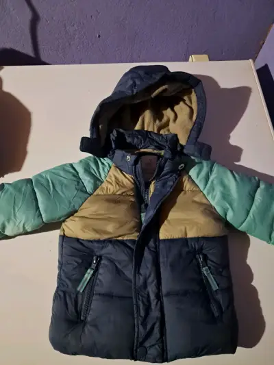 Chaqueta acolchada infantil multicolor - miniatura 1
