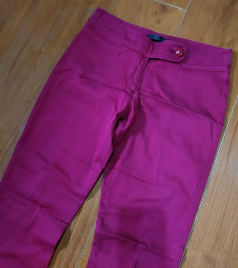 Pantalón fucsia de tiro alto - 2
