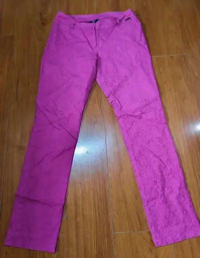 Pantalones fucsia estampados - miniatura 1