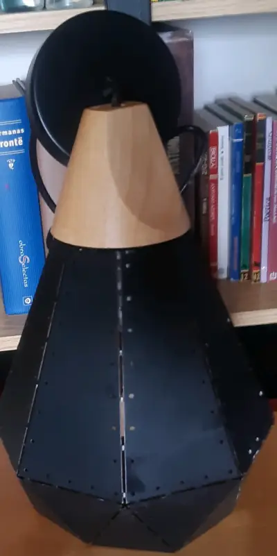 Lámpara colgante moderna negra - miniatura 5