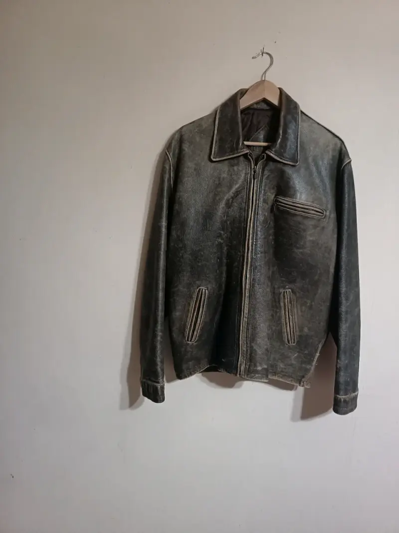 Chaqueta de cuero vintage - 3