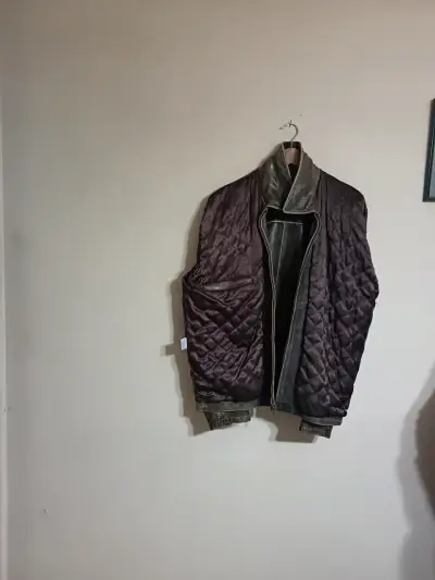 Chaqueta de cuero vintage - miniatura 5
