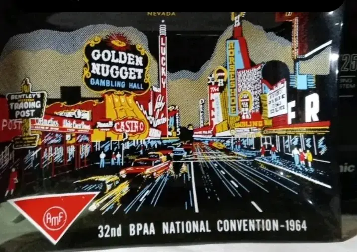 Placa vintage Convención BPAA 1964