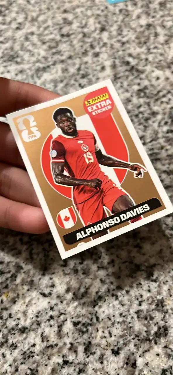 Lámina de fútbol Alphonso Davies - 1