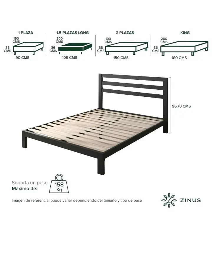 Base de cama resistente - 1