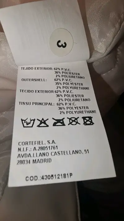 Abrigo blanco mujer Cortefiel - miniatura 6