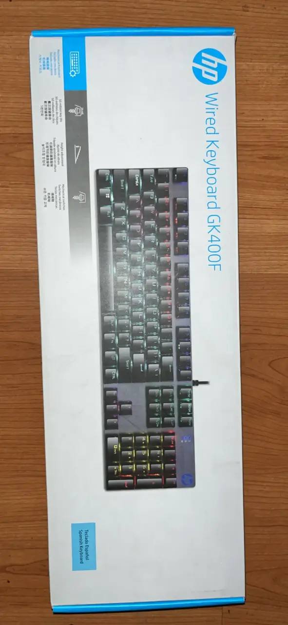 Teclado mecánico gaming HP GK400F - 2