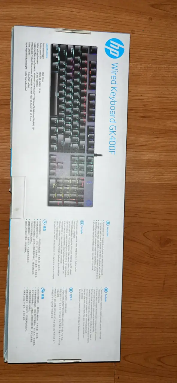 Teclado mecánico gaming HP GK400F - 3