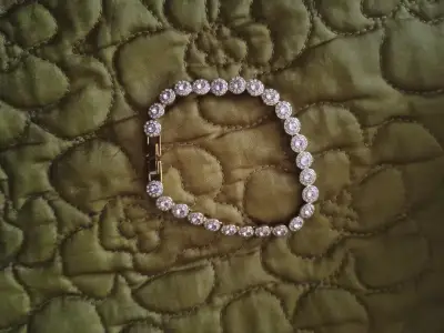 Pulsera de brillantes estilo clásico - miniatura 1