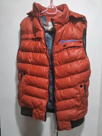 Chaqueta sin mangas color terracota - miniatura 1