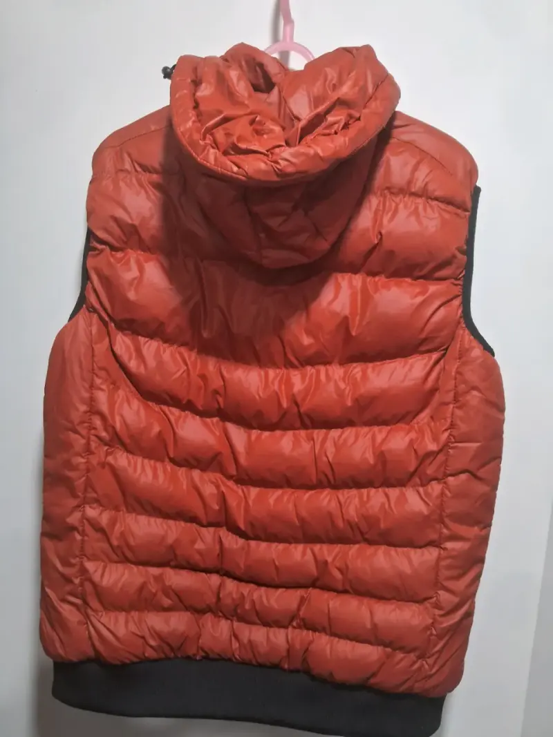 Chaqueta sin mangas color terracota - 2