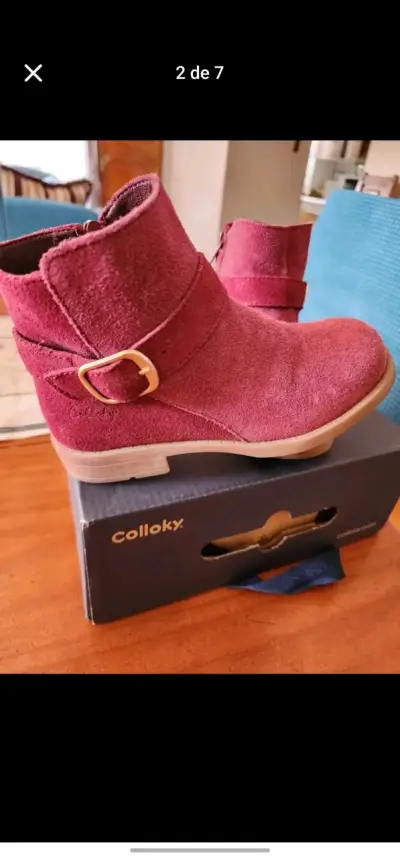 Botines rojos de gamuza - miniatura 2