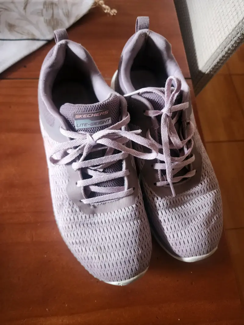 Zapatillas Skechers livianas lila - 1