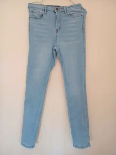 Jeans celestes de mujer - miniatura 1