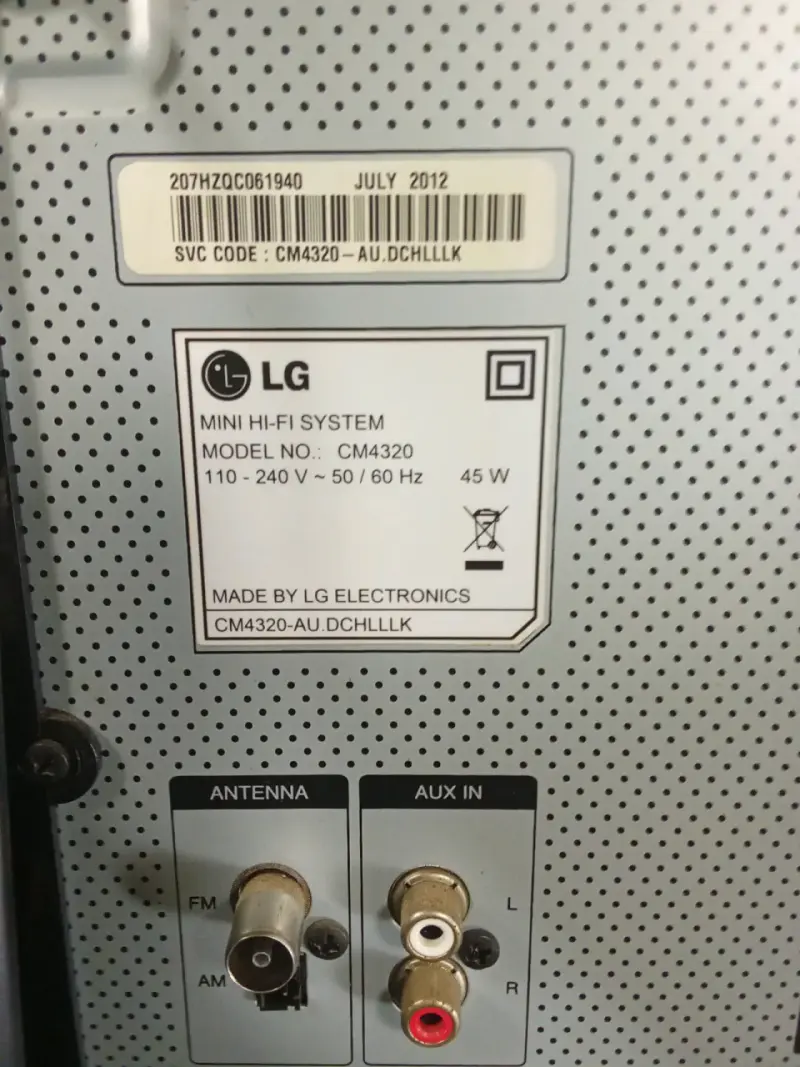 Sistema de audio LG 160W - 4