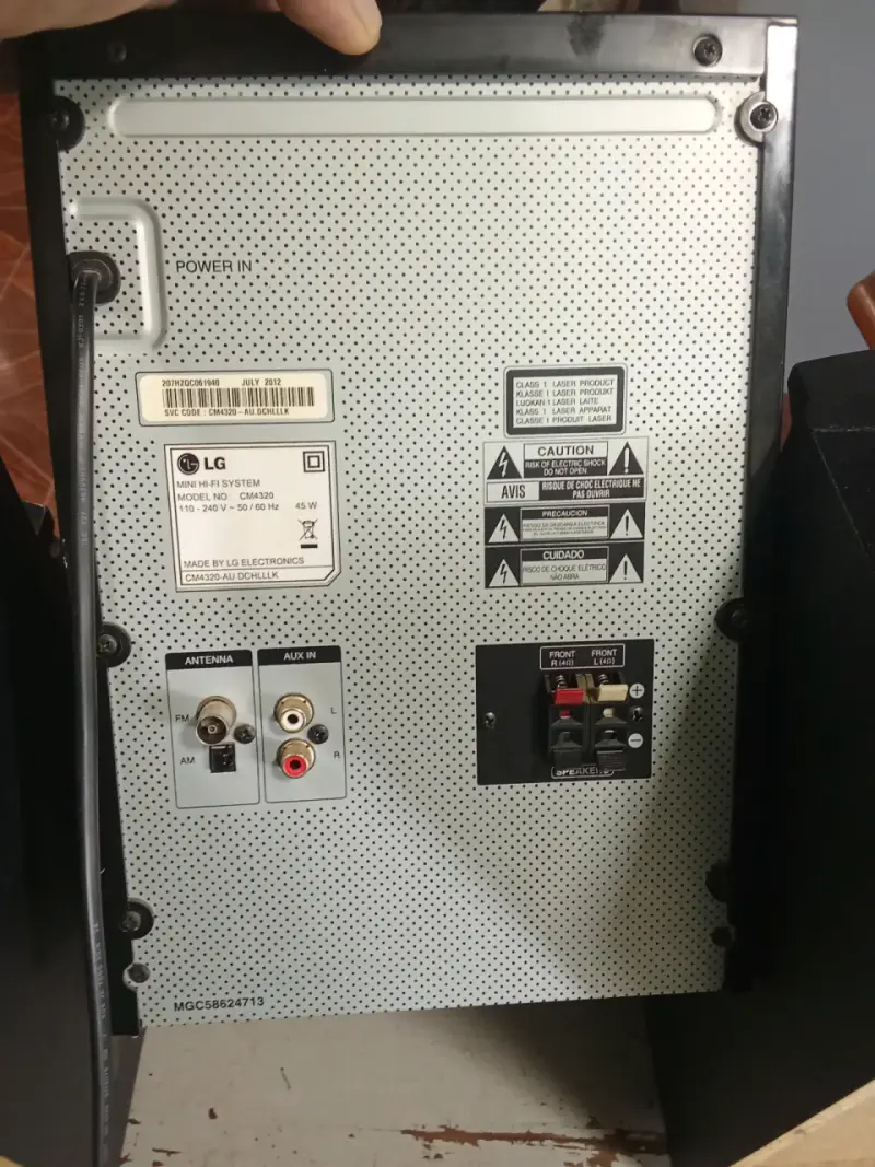 Sistema de audio LG 160W - 5