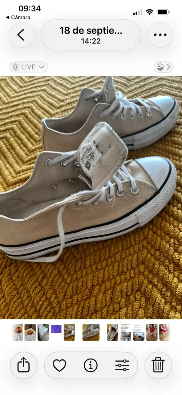 Zapatillas Converse beige 39.5 - 2