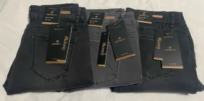 Jeans Hang Ten gris y negro skinny - miniatura 1