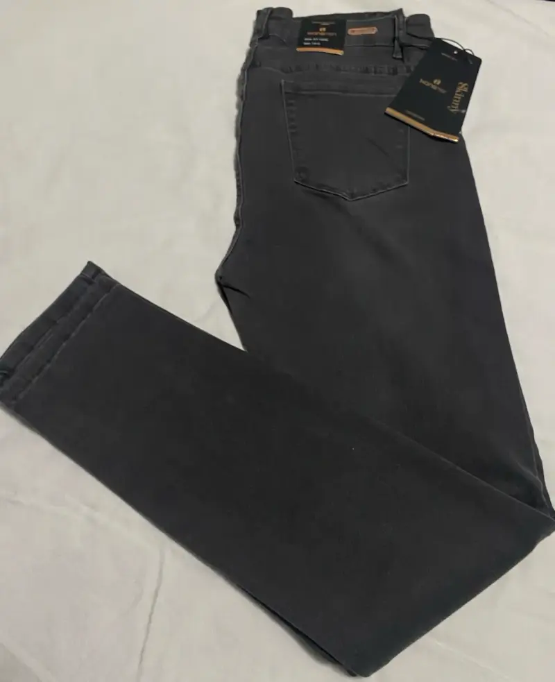 Jeans Hang Ten gris y negro skinny - 2