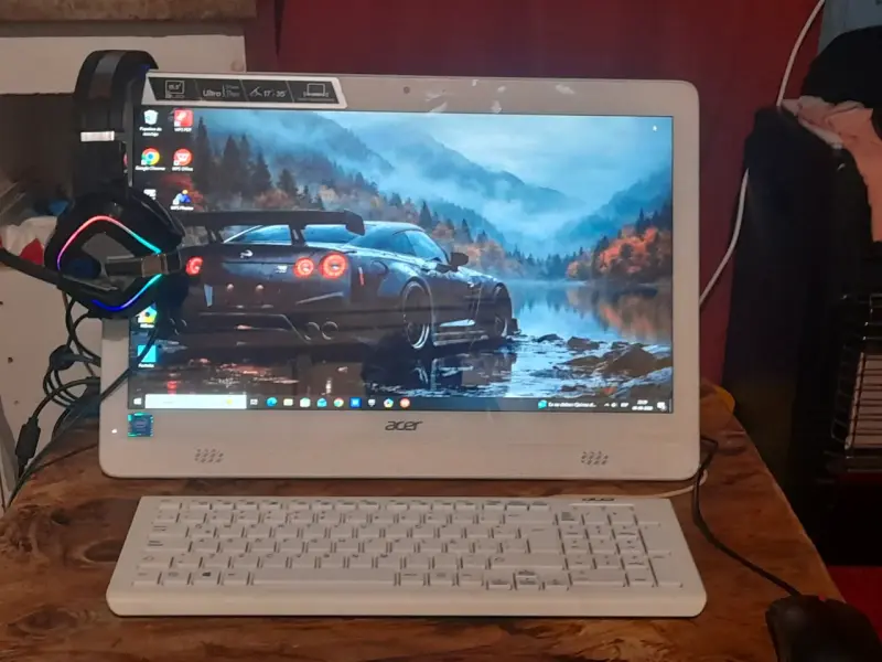 Pc  Acer Z  todo en uno (blanco) (coleccionable) - 7