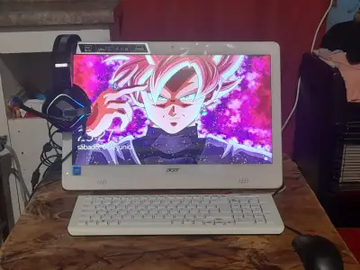 Pc  Acer Z  todo en uno (blanco) (coleccionable) - miniatura 8