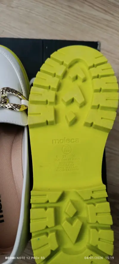 Zapatos Moleca blanco y amarillo - miniatura 4