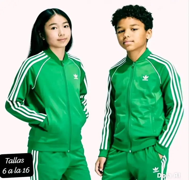 Conjunto deportivo Adidas rojo - 3
