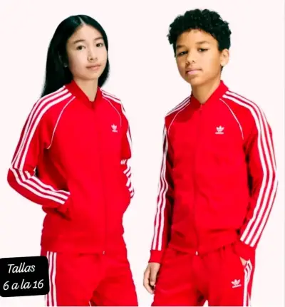 Conjunto deportivo Adidas rojo - miniatura 4