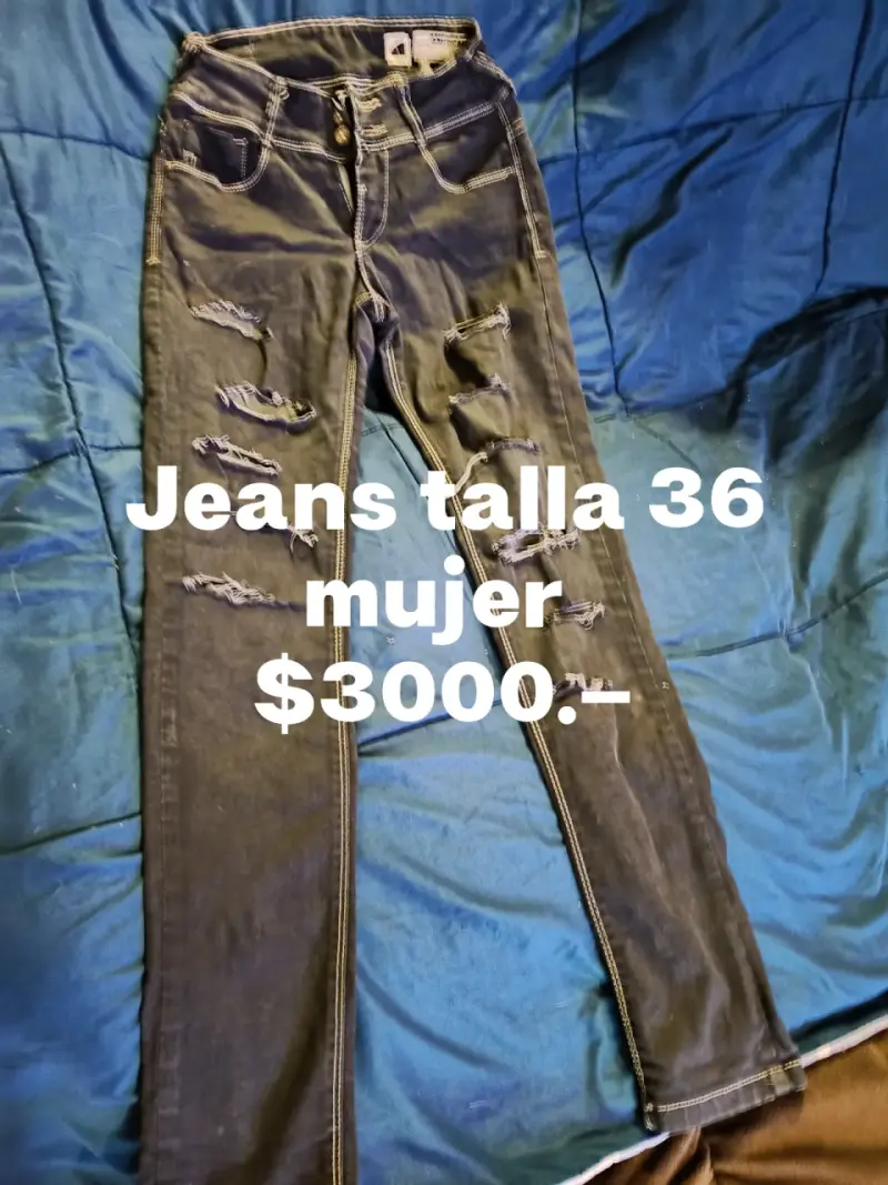 Pantalón mujer talla 46 negro - 4