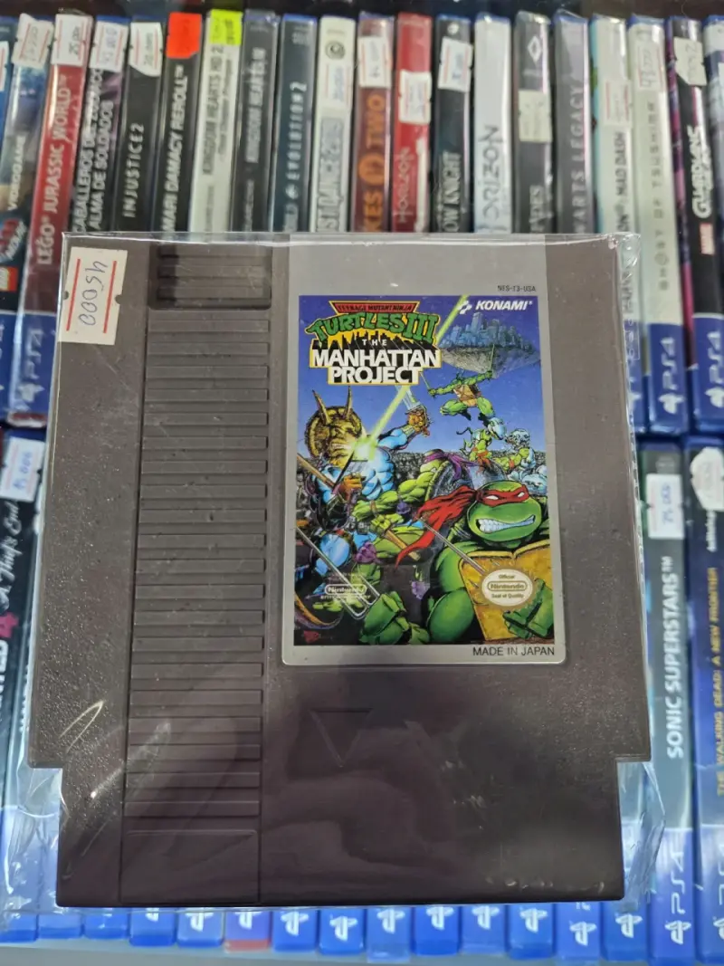 Cartucho NES Tortugas Ninja III