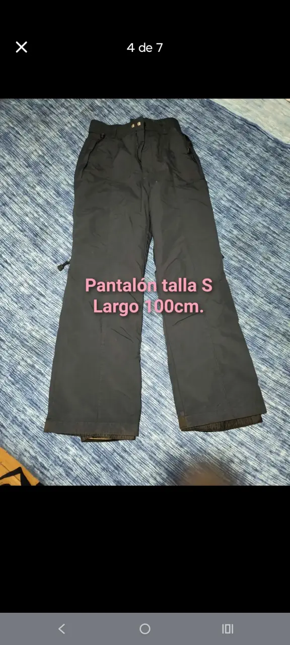 Pantalón negro talla S - 1