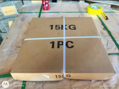 Disco bumper olímpico de pesas 15 kg - miniatura 2