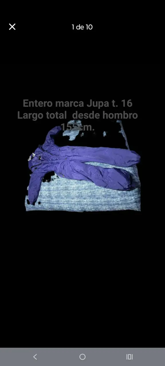 Chaqueta impermeable azul con capucha - 5