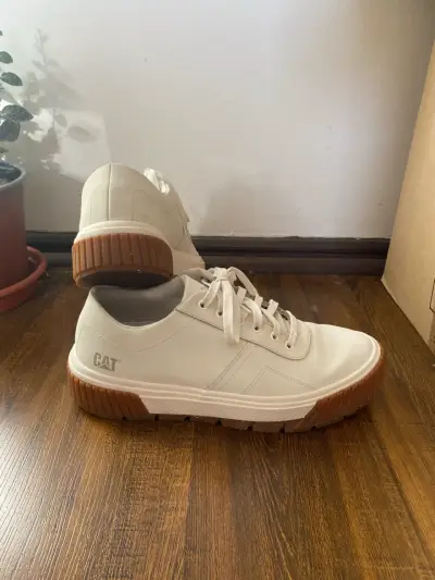 Zapatillas blancas CAT - miniatura 1
