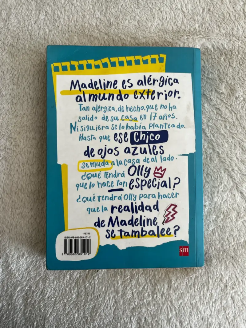 Libro 'Todo Todo' de Nicola Yoon - 2
