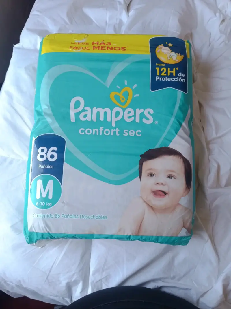 Pañales Pampers Confort Sec M 86 unidades