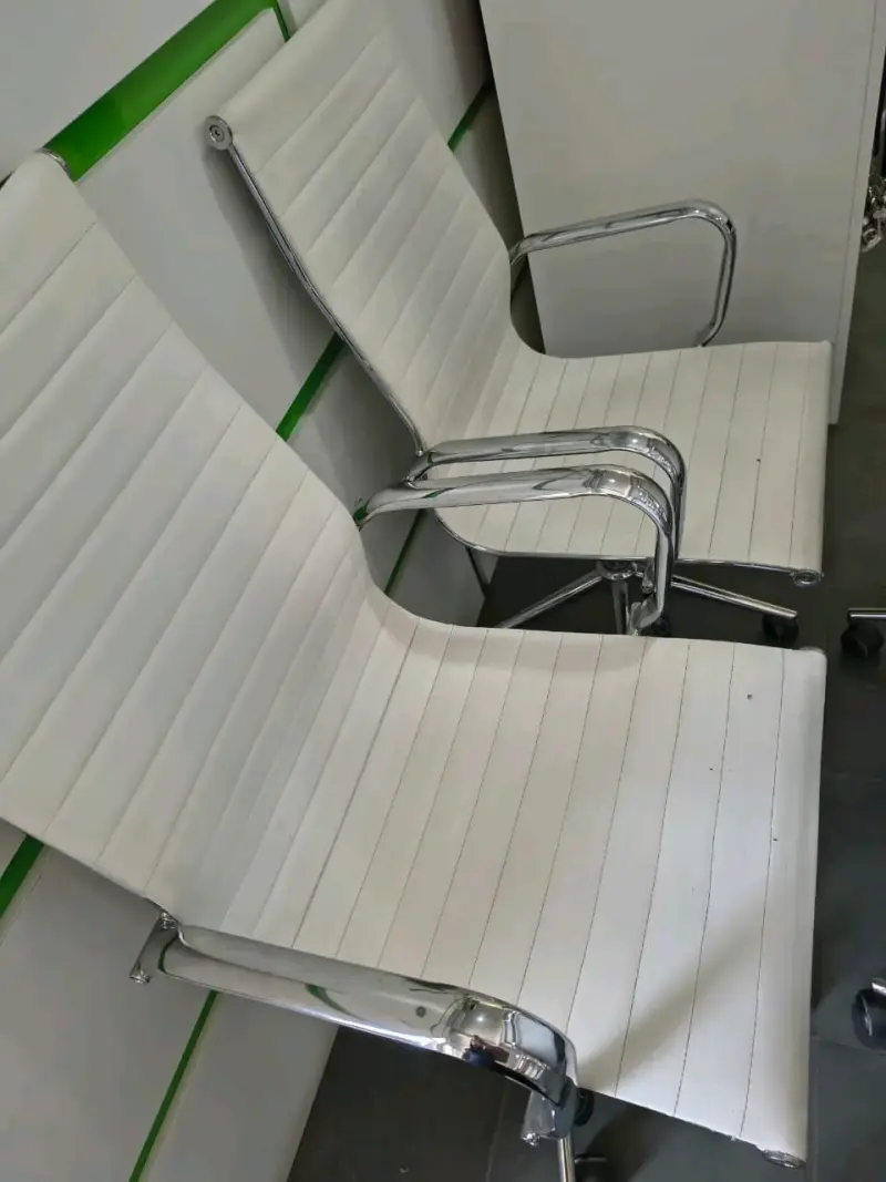 Silla de oficina blanca moderna - 6