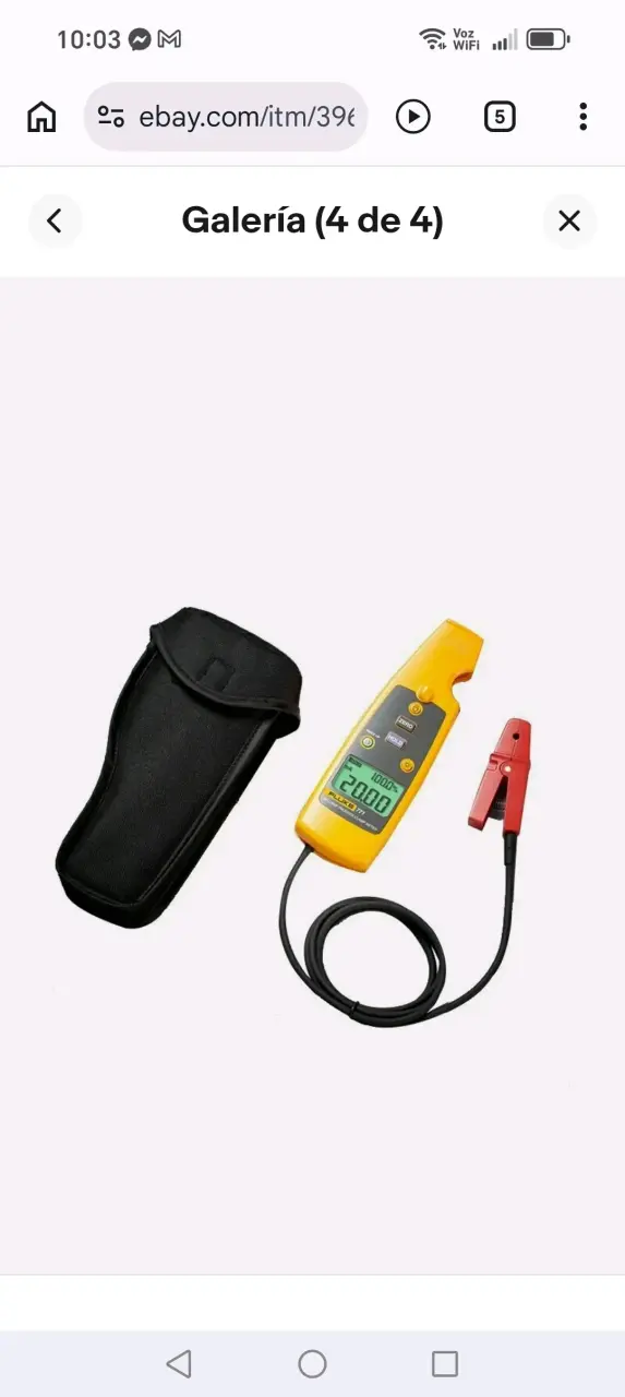 Multímetro Fluke 771 con estuche - 6