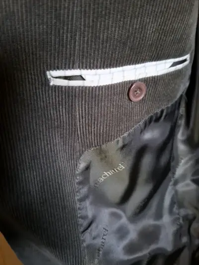 Blazer de cotele líneas finas - miniatura 3