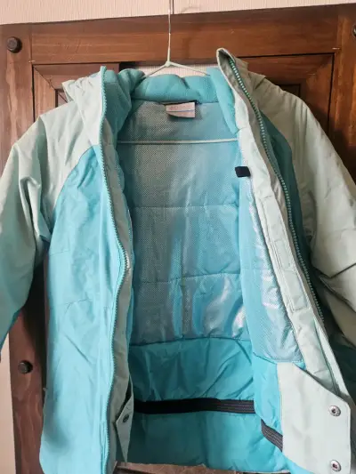 Chaqueta impermeable azul Columbia - miniatura 2