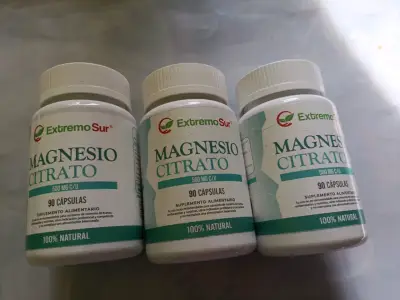 Citrato de magnesio 500mg 90 cap 100% natural c/u - miniatura 2