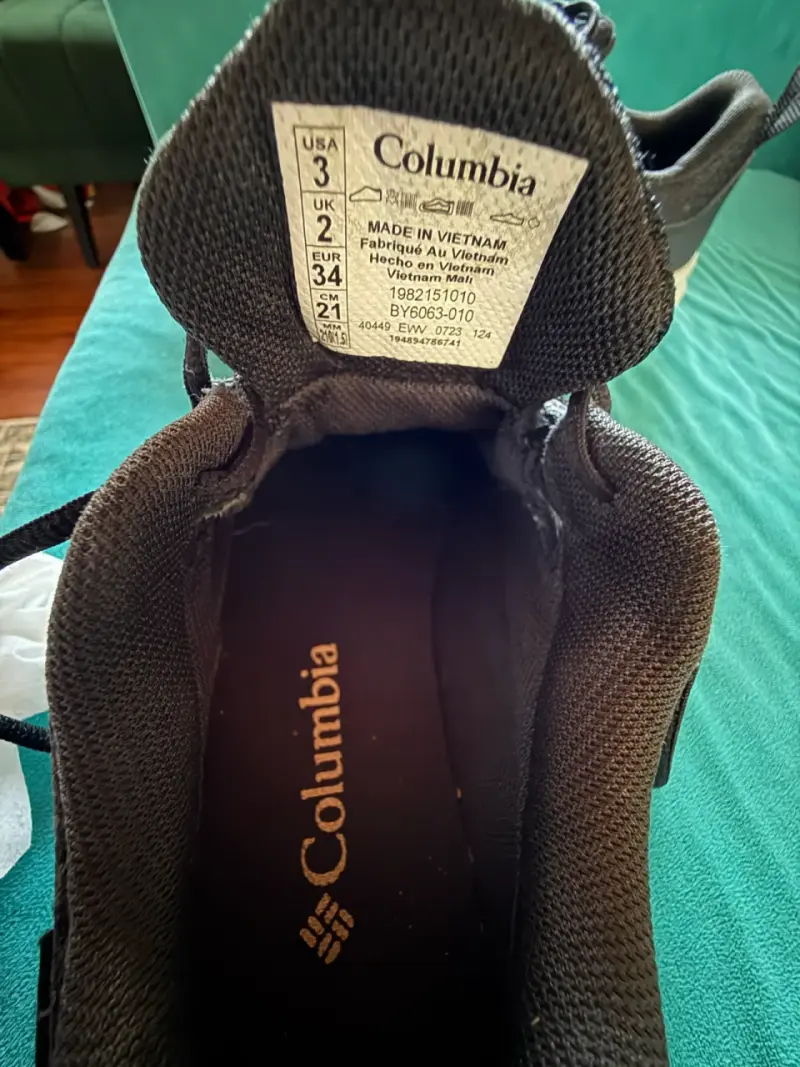 Zapatillas niño Columbia negras - 3