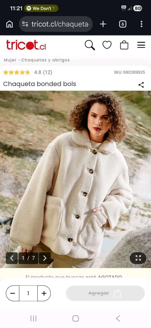 Chaqueta de abrigo blanca - 2