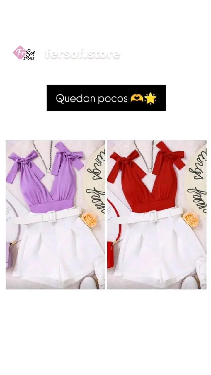 Conjuntos cortos para mujer