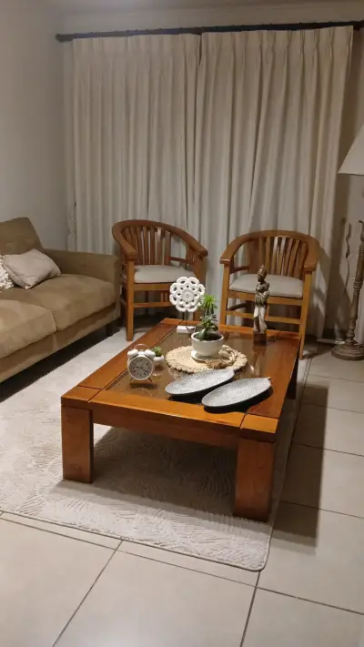 Mesa de centro de madera - miniatura 1