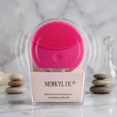 Limpiador facial Newkylie rosa - miniatura 1