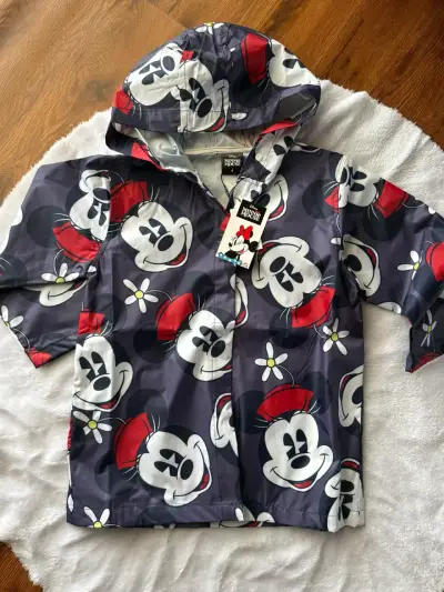 Impermeable nuevo niña Minnie morado - miniatura 2
