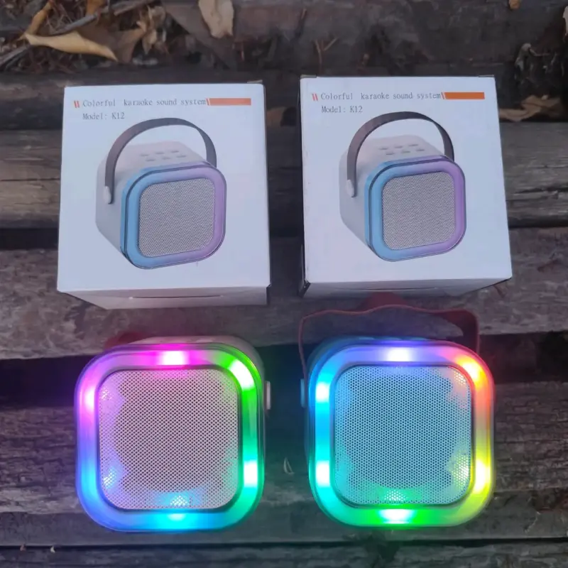Parlantes Bluetooth con luces - 1