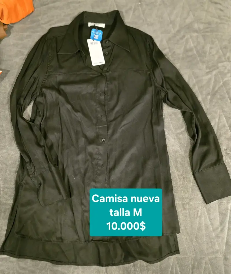 Camisa negra nueva talla M